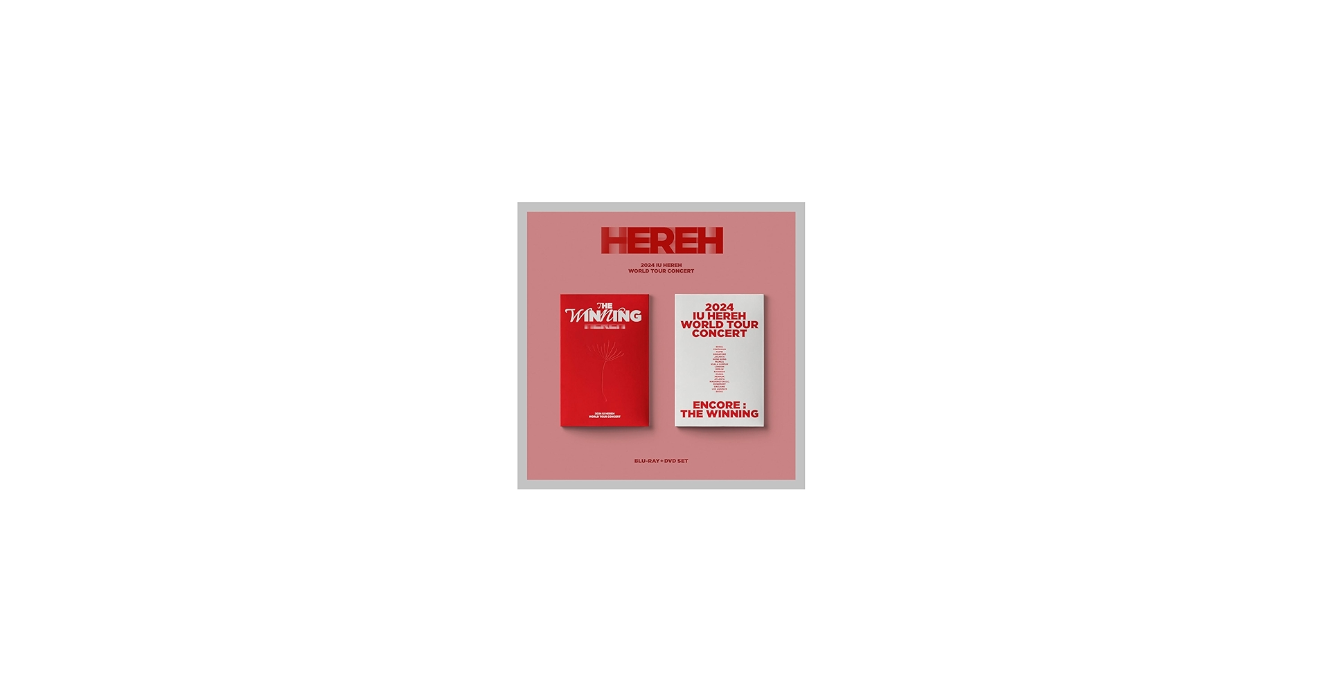 【DVD】2024 IU [HEREH] WORLD TOUR CONCERT IU HEREH World Tour Concert Full Set 1ea DVD Version+1ea BLU
